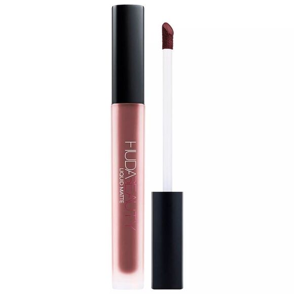 HUDA Beauty Liquid Lipstick First Class (Rich Berry Brown) - Picture 3 of 15